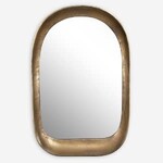 Bradano Arch Mirror, Brass, 24 X 36