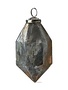 Tag Lustrous Faceted Ornament, Gold, 4 in.