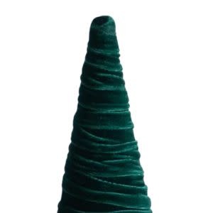 Handmade Extra Large Velvet Tree, 23 in., Emerald