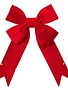 Velvet Outdoor Bow, Red, 24 X 30 in.