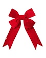 Velvet Outdoor Bow, Red, 24 X 30 in.
