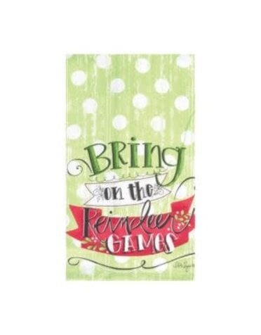Bring On Reindeer Games Kitchen Towel
