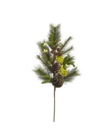 Mixed Pine and Pinecone Spray, 28 in.