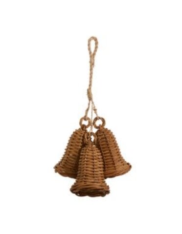 Cluster of Natural Wicker Bells,  12 in.