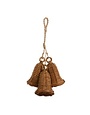 Cluster of Natural Wicker Bells,  12 in.