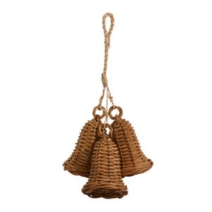 Cluster of Natural Wicker Bells,  12 in.