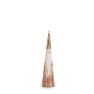 Natural Distressed Cone Santa, Small, 11.5 in.