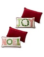 Joy and Noel Felt Pillow, Assorted Design, 24 in.