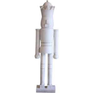 Tabletop Natural Wood Christmas Nutcracker, 30 in.