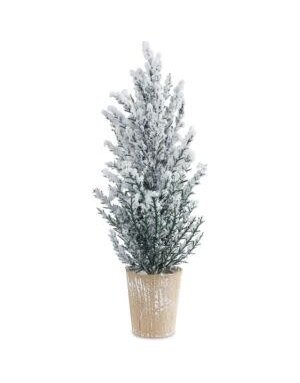 Melrose International Potted Snowy Pine Tree, 16 in.
