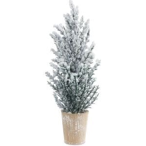 Melrose International Potted Snowy Pine Tree, 16 in.