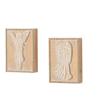 Rustic Angel Wall Decor, Assorted Designs, 8.25 in.