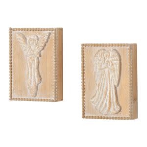 Rustic Angel Wall Decor, Assorted Designs, 8.25 in.