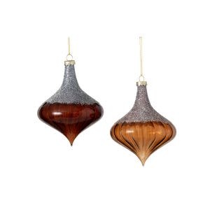 Glitter Finial Ornament, Assorted Colors, 5.5 in.