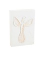 Angel White Christmas Plaque, 8.5 X 5.5 in.