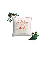 Santa Stop Here Embellished Pillow, 18 X 18 in.