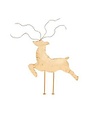 Gold Tin Deer, Large, 17 in.