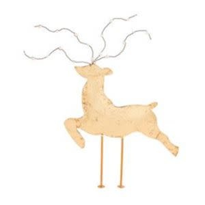 Gold Tin Deer, Large, 17 in.
