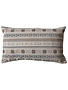 Holiday Lumbar Pillow w/ Chambray Back, 24"x14"