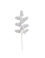 Flocked Faux Pinecone Pick, Snow Finish, 24"