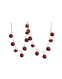 Embossed Mercury Glass Ornament Garland on Jute Cord, 72"