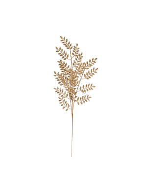 Faux Leaf Spray w/ Glitter, 29"