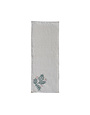 Embroidered Table Runner w/ Holly & French Knots, 72"