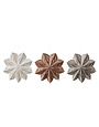 Assorted Recycled Paper Folding Snowflake Ornament, 25"