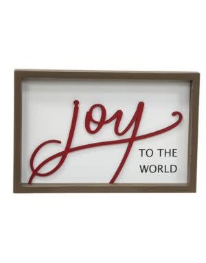 Joy to the World Frame, 11.75 in.