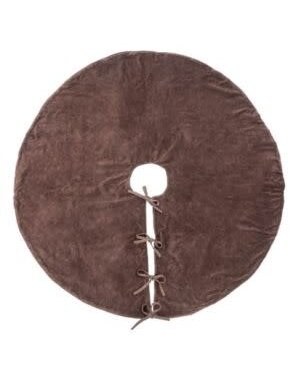 Vera Velvet Tree Skirt, Sangria