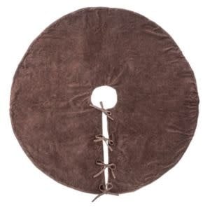 Vera Velvet Tree Skirt, Sangria