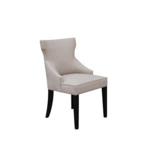 Lacey Dining Chair, Black and Barbury Linen, 21 X 24 X 35, Furniture Available for Local Delivery or Pick Up