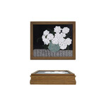 Hand Painted Wood Box with 3 Compartments, 14 X 3 in.