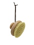Beech Wood Body Brush with Round Handle, 4"Rnd