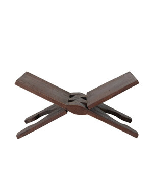 Reclaimed Oversized Wood Folding Book Holder, 16"x 11"