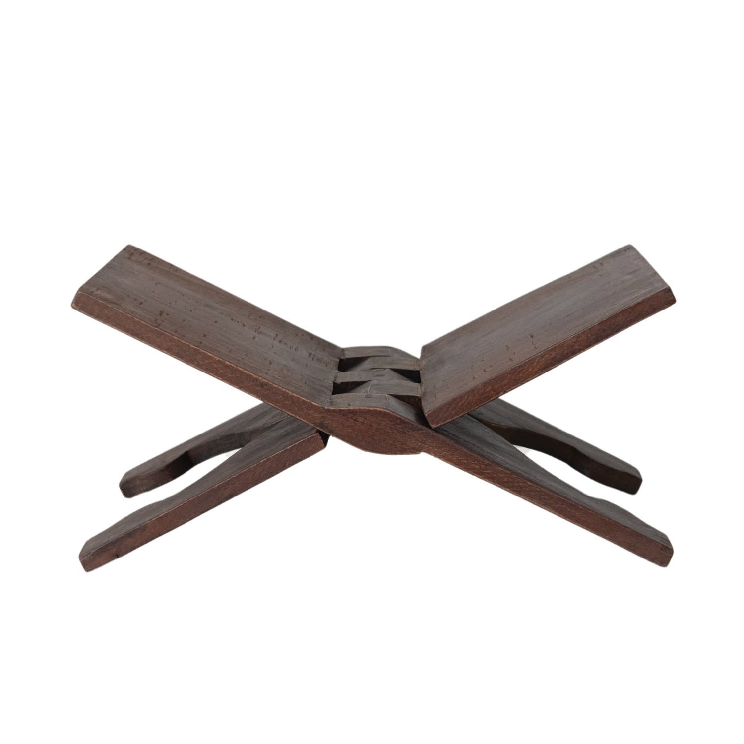 Reclaimed Oversized Wood Folding Book Holder, 16"x 11"