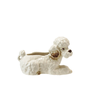 Poodle Shaped Planter, 9"x 6"