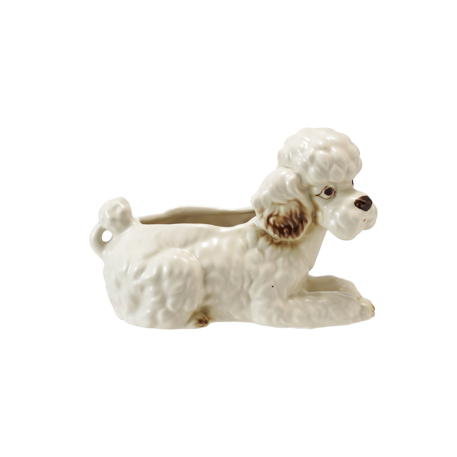 Poodle Shaped Planter, 9"x 6"