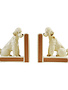 Poodle Shaped Bookends, Set of 2, 5"x 6"