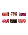 Zip Pouch with Interior Pockets, Assorted, 9"x 5"
