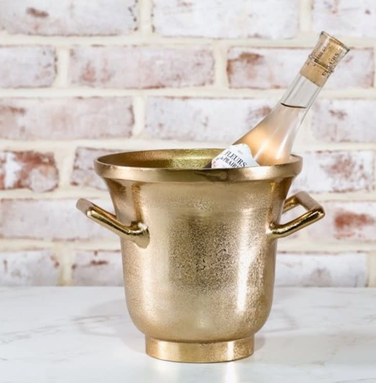 Elegant Gold Ice Bucket 7.5"