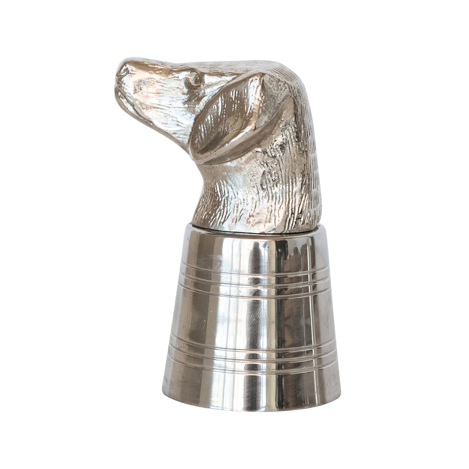 Steel Dog Head Jigger in Kraft Box, 2 oz