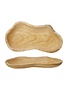 Decorative Paulownia Wood Tray, 17"x 9"