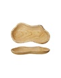 Decorative Paulownia Wood Tray, 17"x 9"