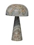 Metal Mushroom Shaped Table Lamp, 10"Rnd x 16"