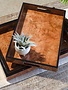 Burl Wood Grain Tray Medium