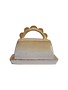 Butter Dish with Scalloped Handle, 7"x 5"