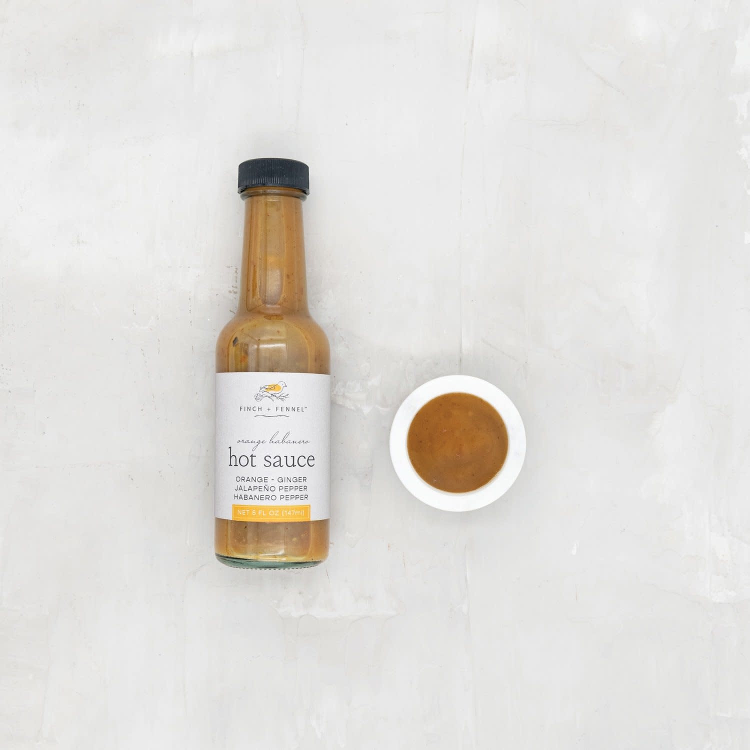 Orange Habanero Hot Sauce, 5 oz