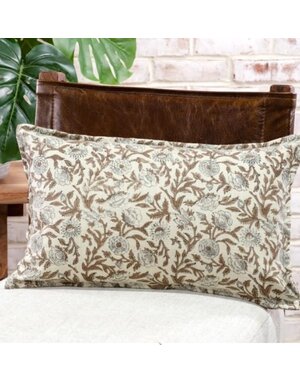 Floral Pattern Pillow 12 x 20