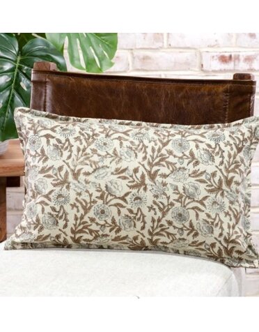 Floral Pattern Pillow 12 x 20